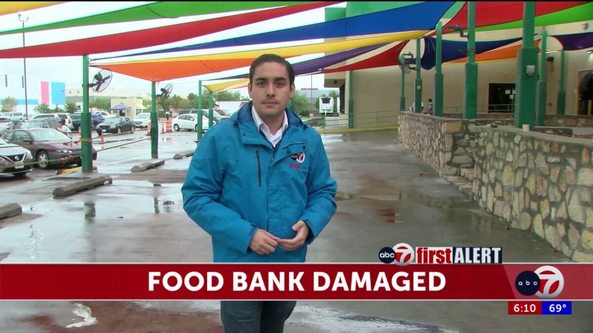 El Paso food bank asks for help with rain-damaged canopies