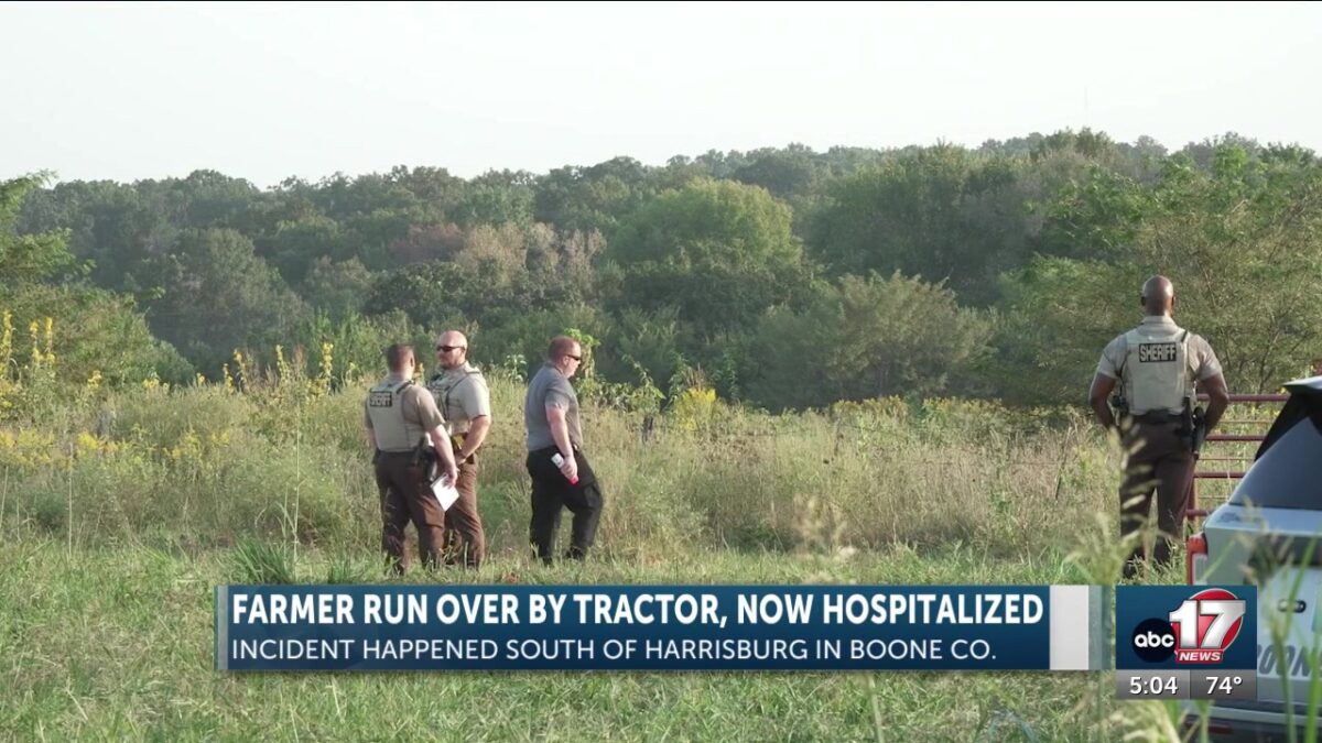 Boone County man run over by tractor