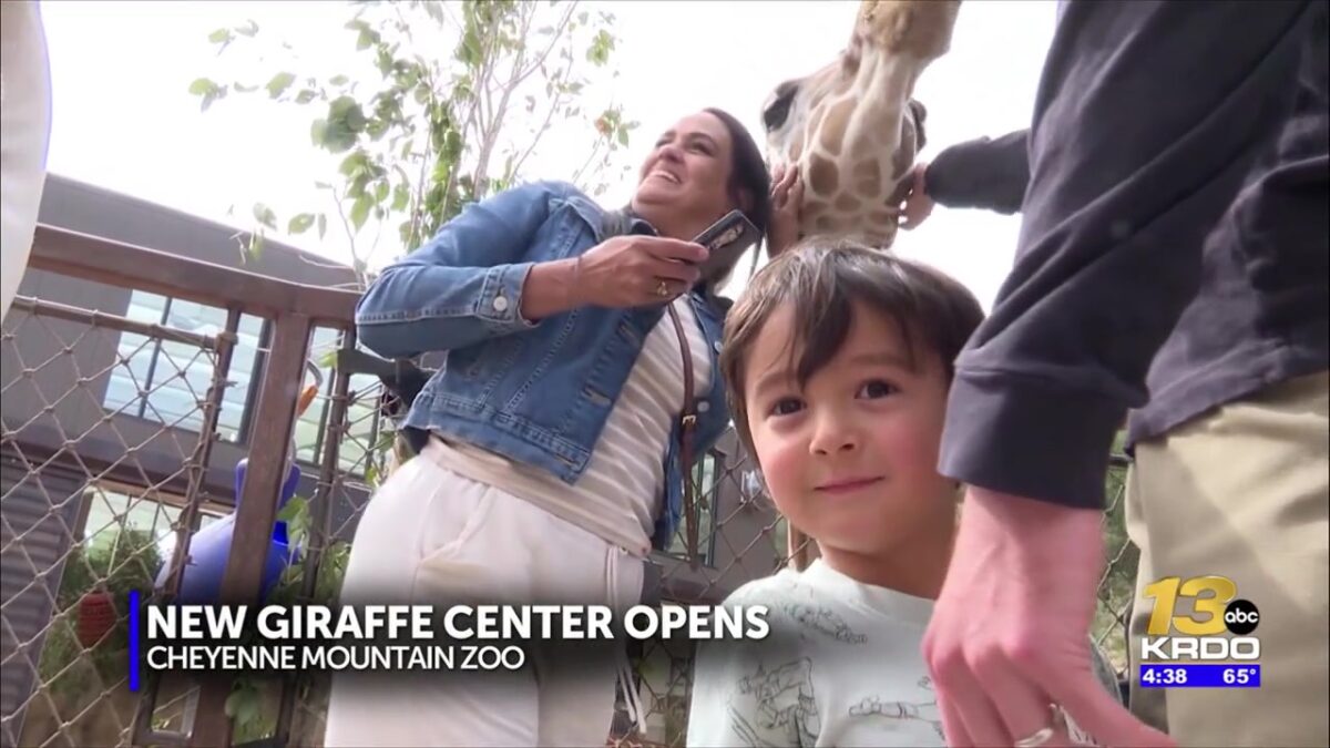 Cheyenne Mountain Zoo opens new Giraffe Center to the public for the first time