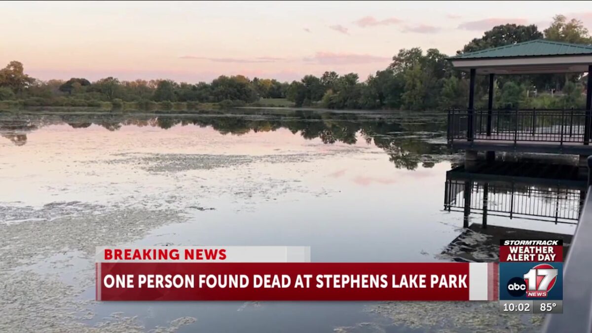 1 found dead in lake at Stephens Lake Park