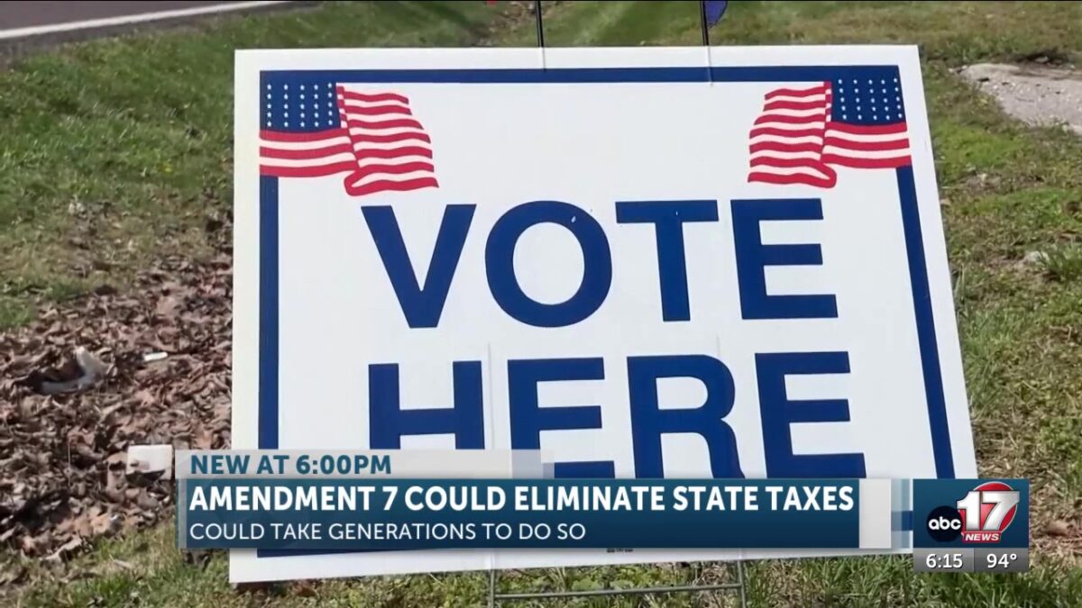 Amendment 7 could eliminate all state-imposed taxes