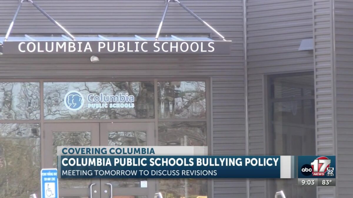 Columbia Public Schools to discuss revisions to bullying policy including a more hands-on role for school employees