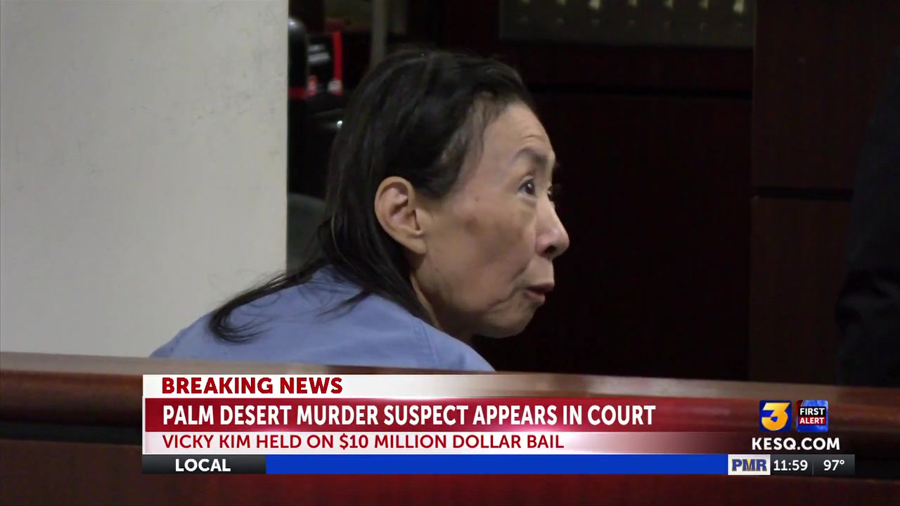 Palm Desert woman charged with killing husband with flagpole pleads not guilty after being brought to court under extraction order