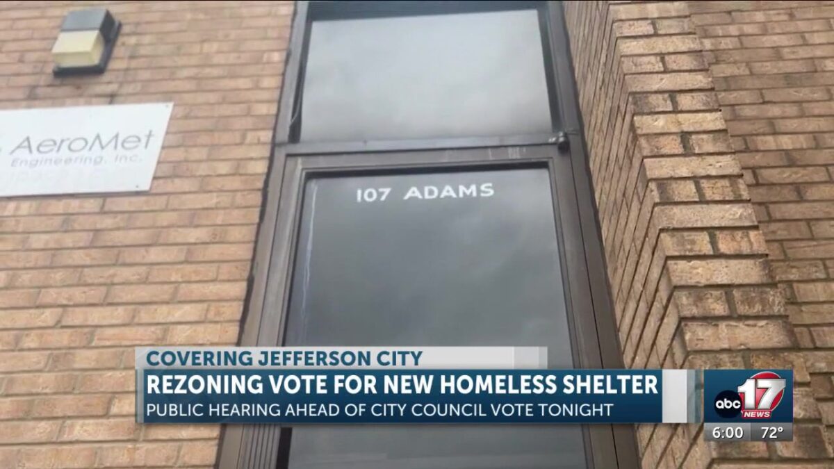 Jefferson City Council rejects rezoning for homeless shelter