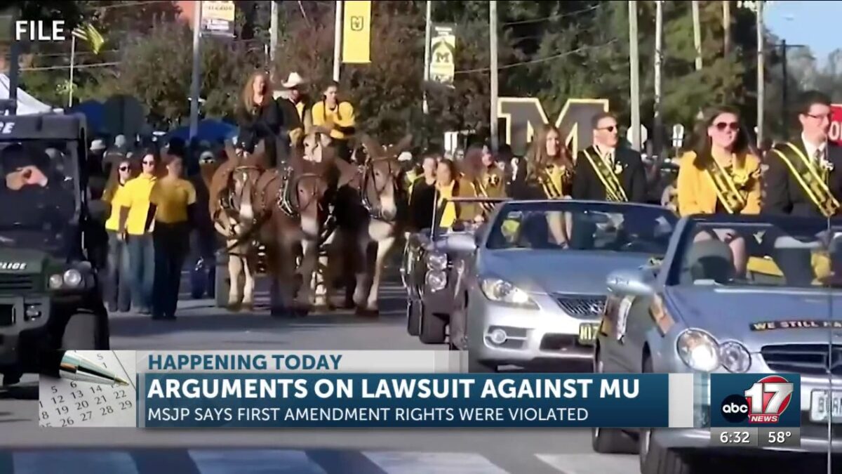 Appeals court to hear oral arguments over Mizzou Students for Justice in Palestine Homecoming parade ban