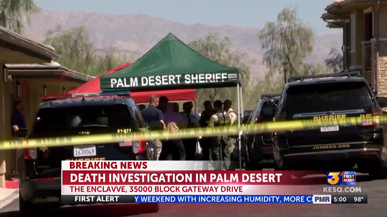 Death investigation underway in Palm Desert