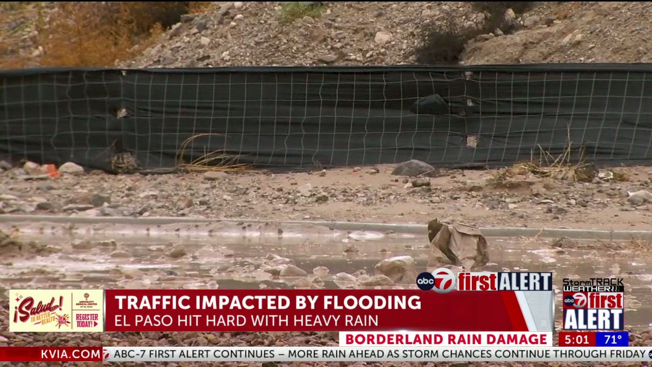 Heavy rain causes leaks at El Paso airport