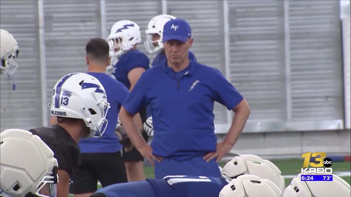 Air Force football coach Troy Calhoun reflects on the events of 9/11