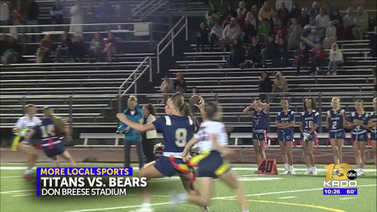 Girls Flag Football featuring TCA and Palmer Ridge