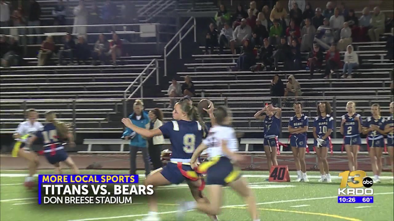 Girls Flag Football featuring TCA and Palmer Ridge