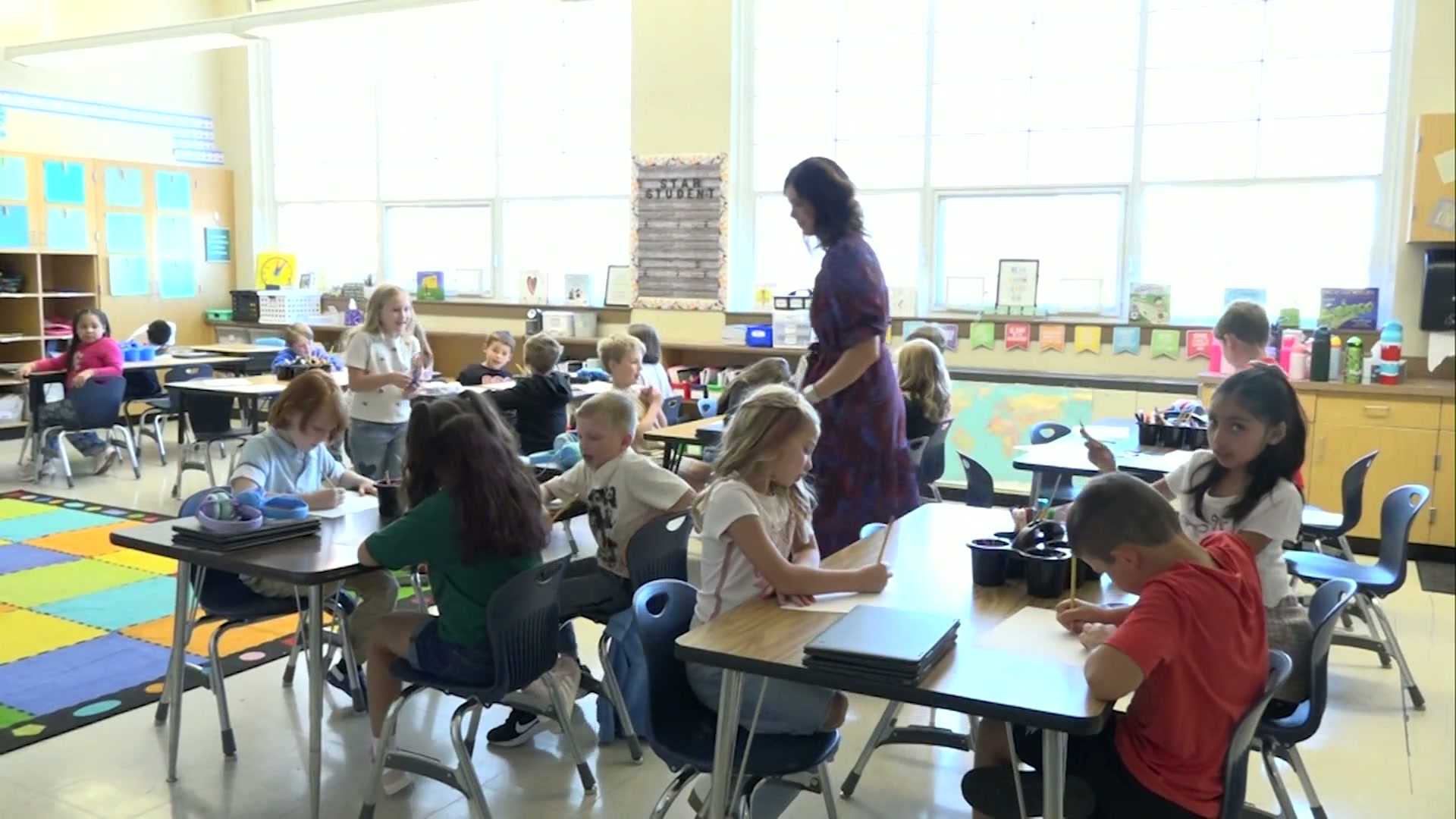 First day of School for Redmond Grade schoolers and middle schoolers