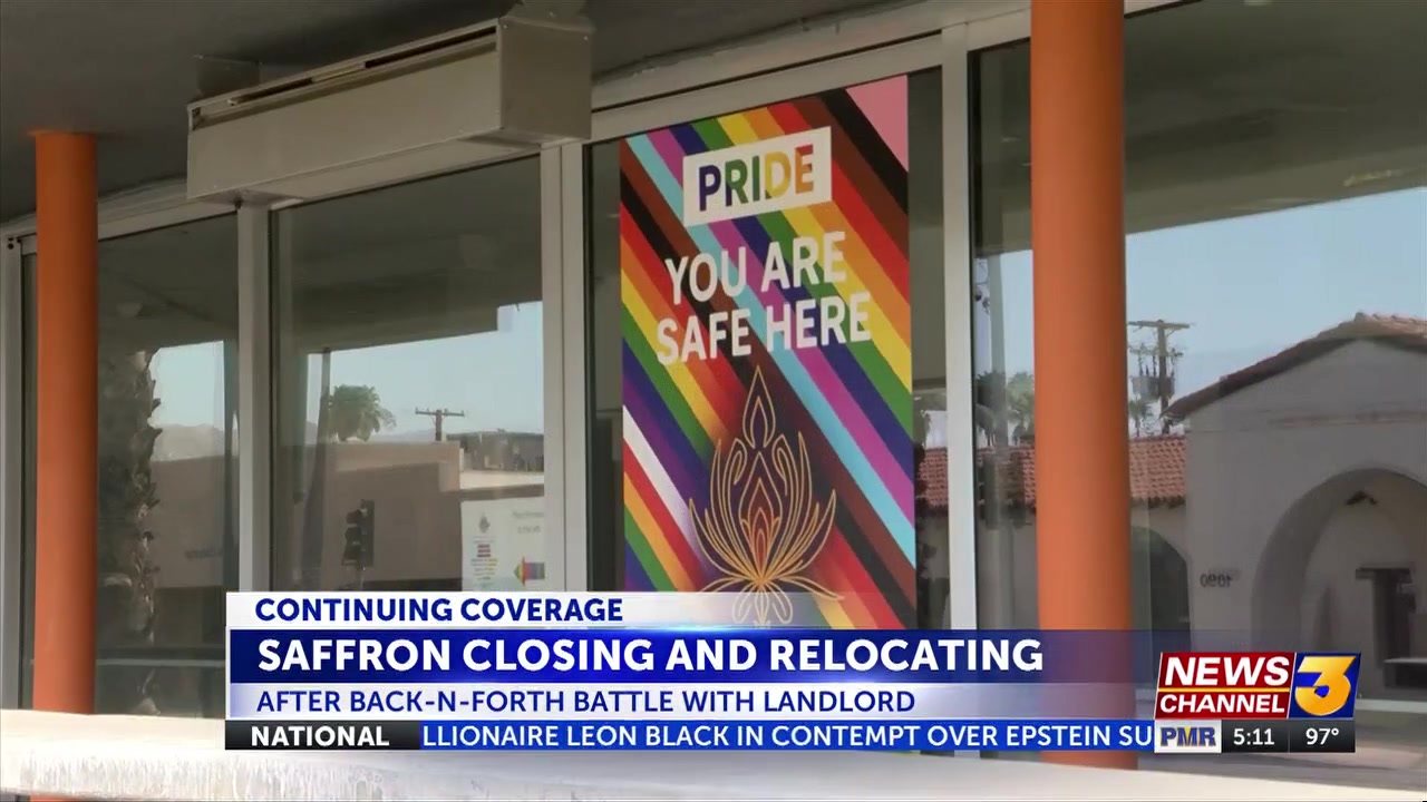 Saffron in Palm Springs closing and moving following Pride poster controversy