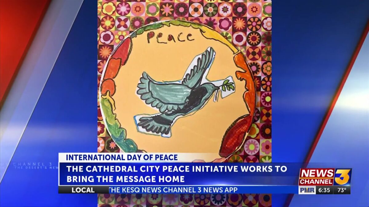 Cathedral City Peace Initiative marks International Day of Peace