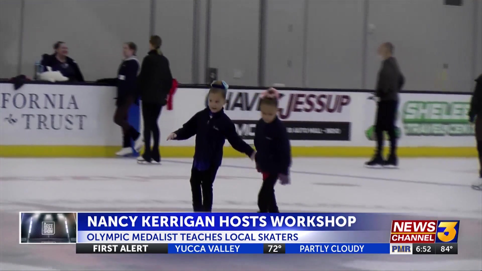 Olympic medalist Nancy Kerrigan hosts workshop for local figure skating community