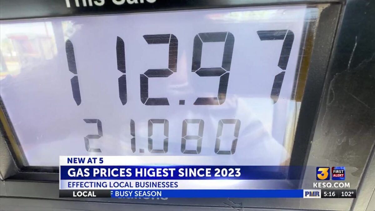Riverside County gas prices hit highest level since 2023