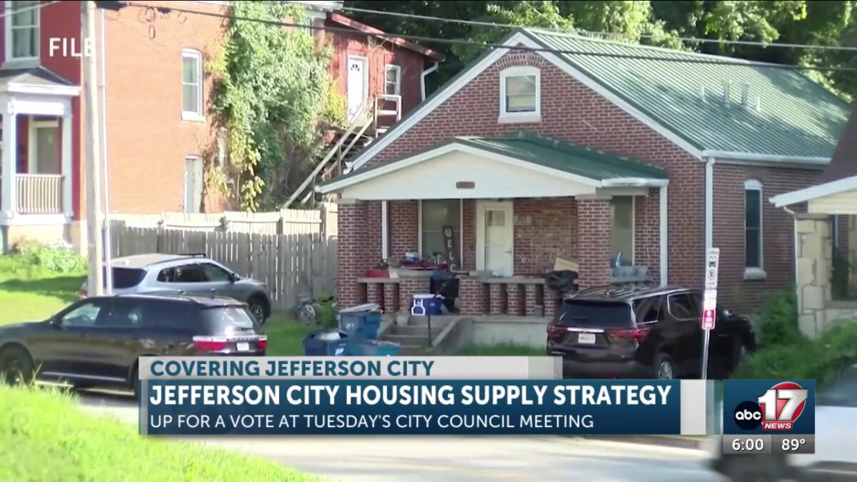 Jefferson City leaders to hear presentation on housing supply strategy
