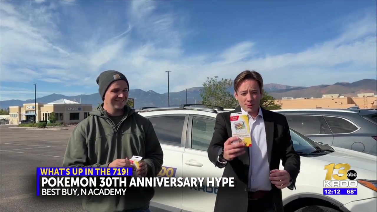 Dozens line up around Best Buy overnight for the chance to buy Pokémon 30th Anniversary set