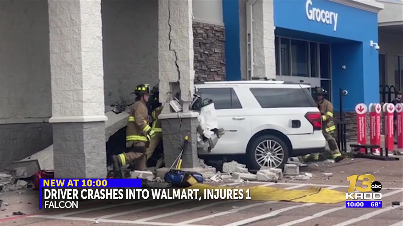 Driver hits person