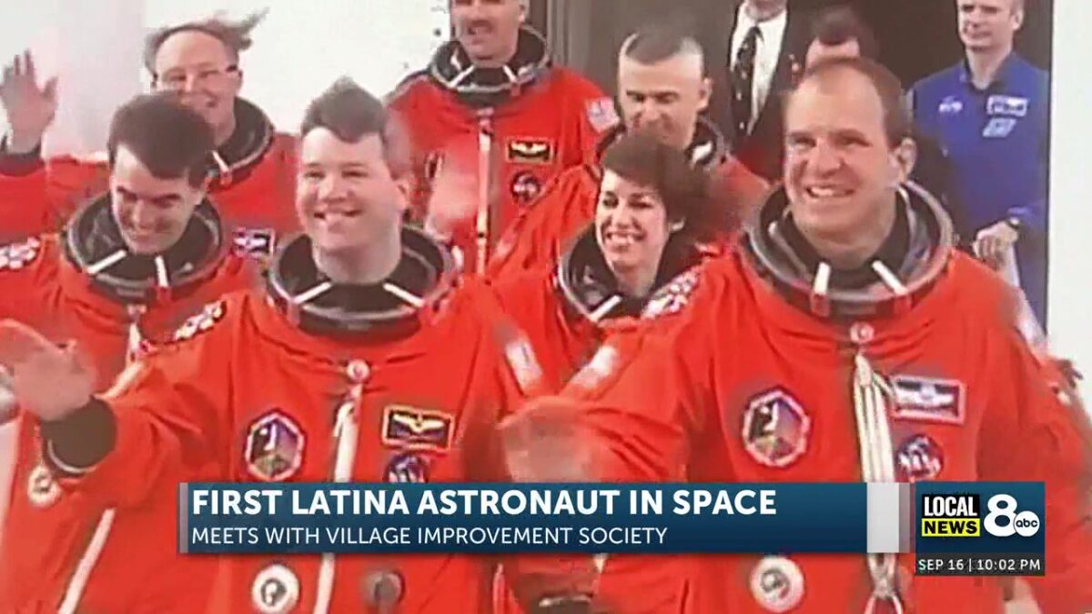 First Latina astronaut in space launches Village Improvement Society ‘Inspire’ series