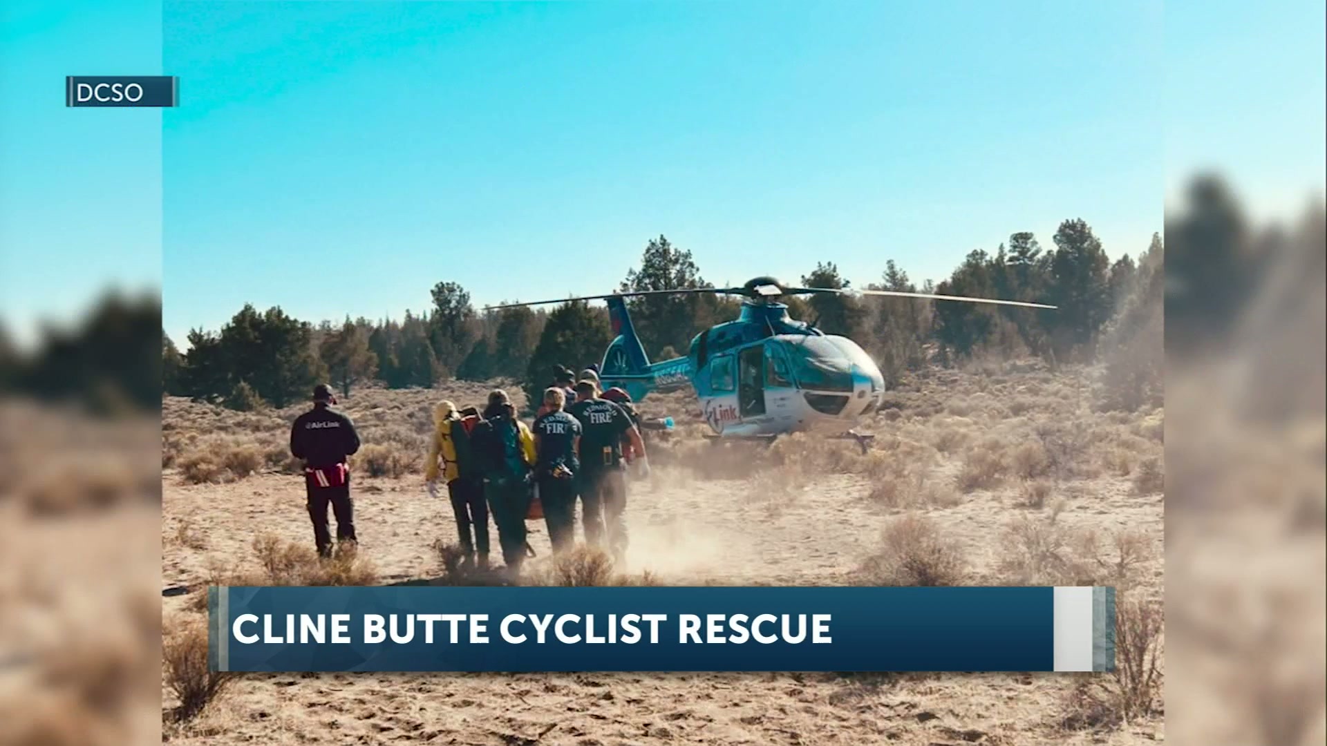 Injured Cline Butte mountain biker rescued