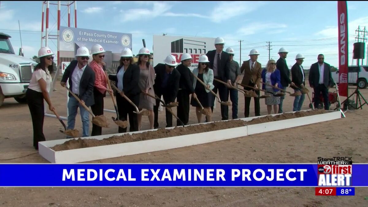 El Paso County breaks ground for Office of the Medical Examiner
