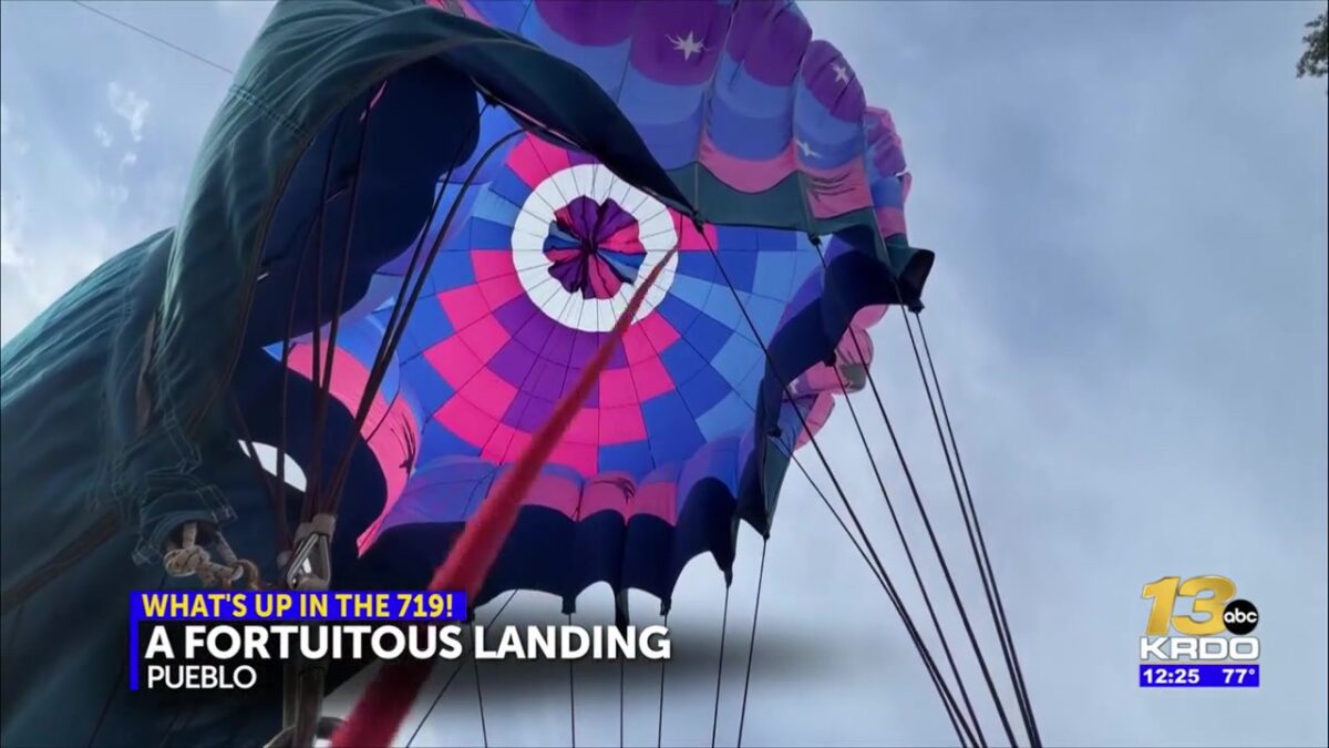 A fortuitous landing makes a family’s day during Pueblo Balloon Fest