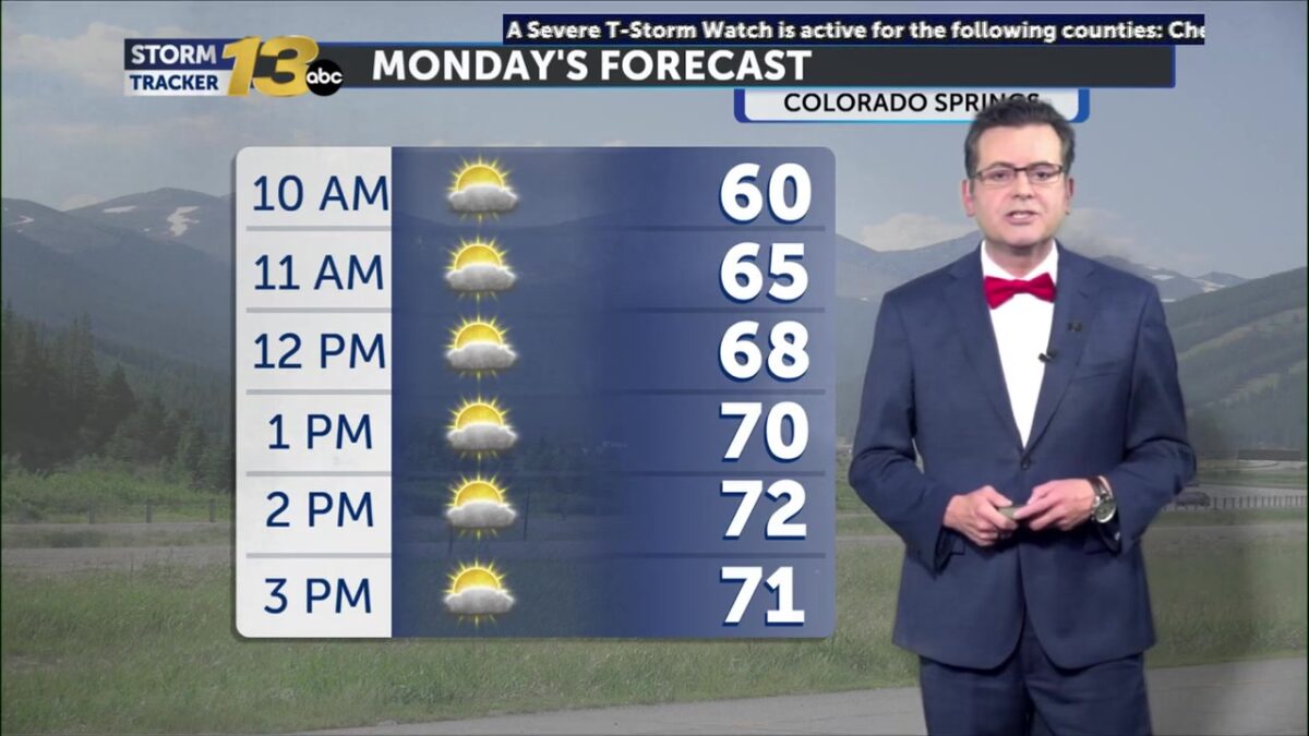 Cooler weather ahead with daily storm chances