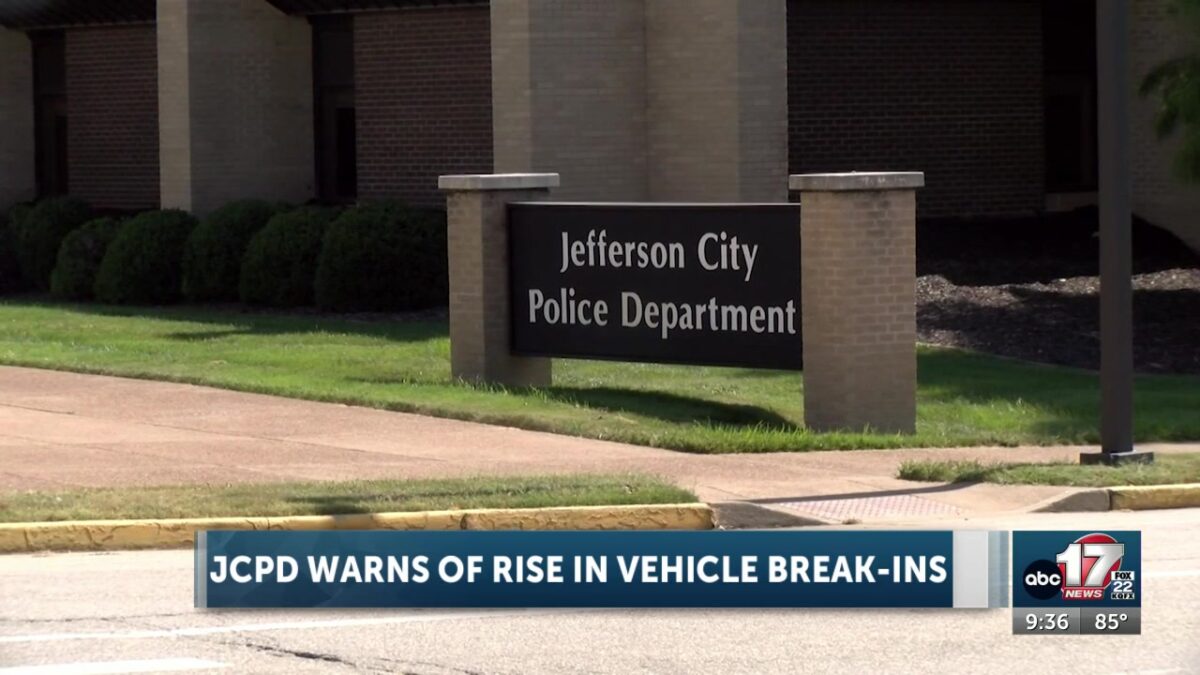 Jefferson City police see an increase in vehicle break-ins and thefts