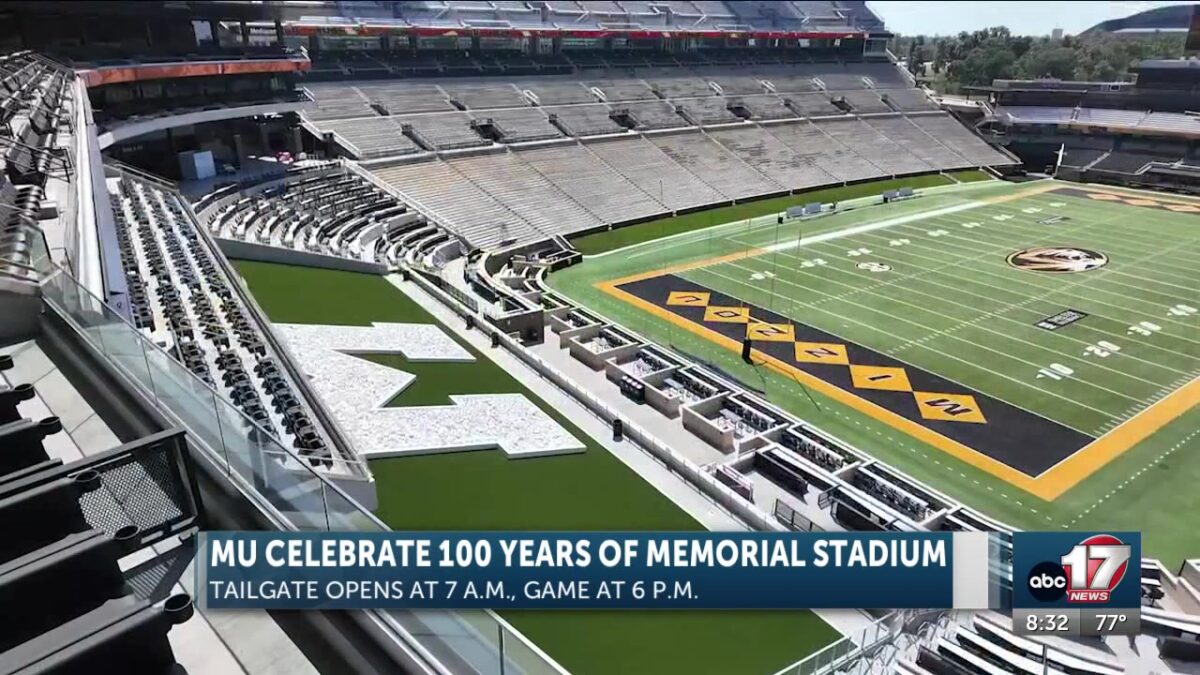 University of Missouri celebrates 100 years of Memorial Stadium with Saturday home game