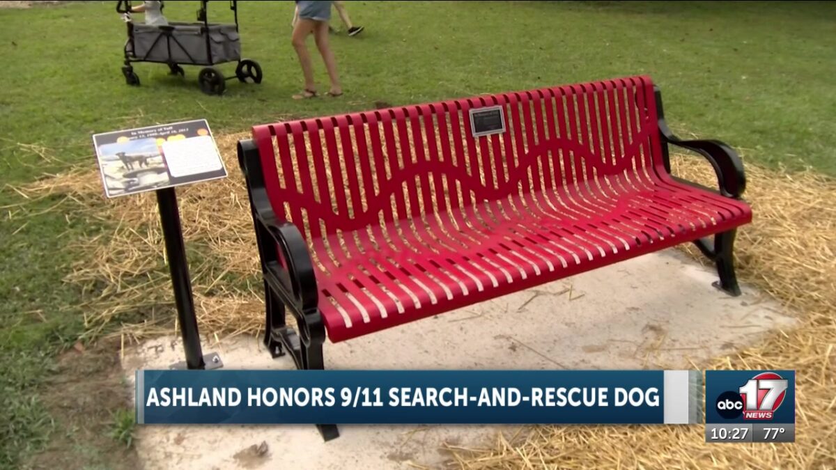 Ashland renames dog park after 9/11 search-and-rescue dog