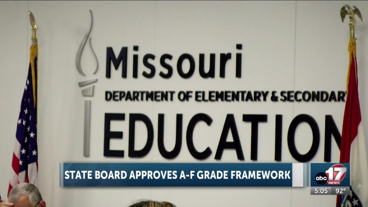 Missouri State Board of Education approves A-F school and district grading framework