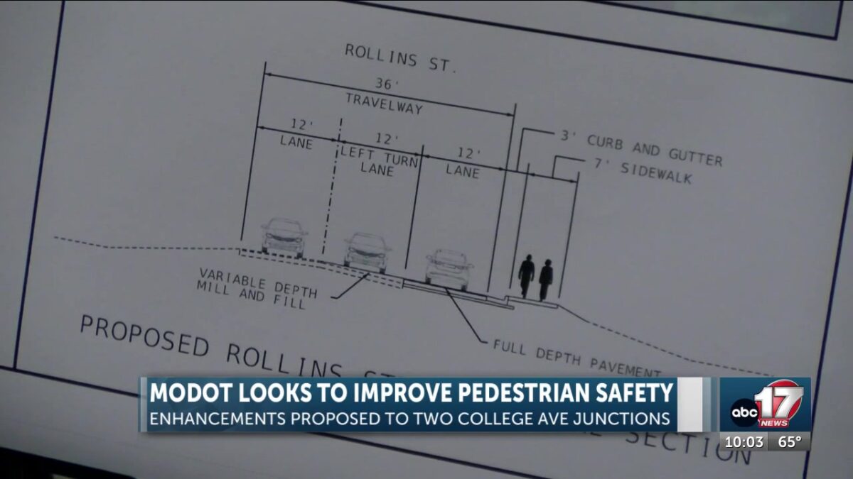 MoDOT looks to improve pedestrian safety  at two College Avenue intersections