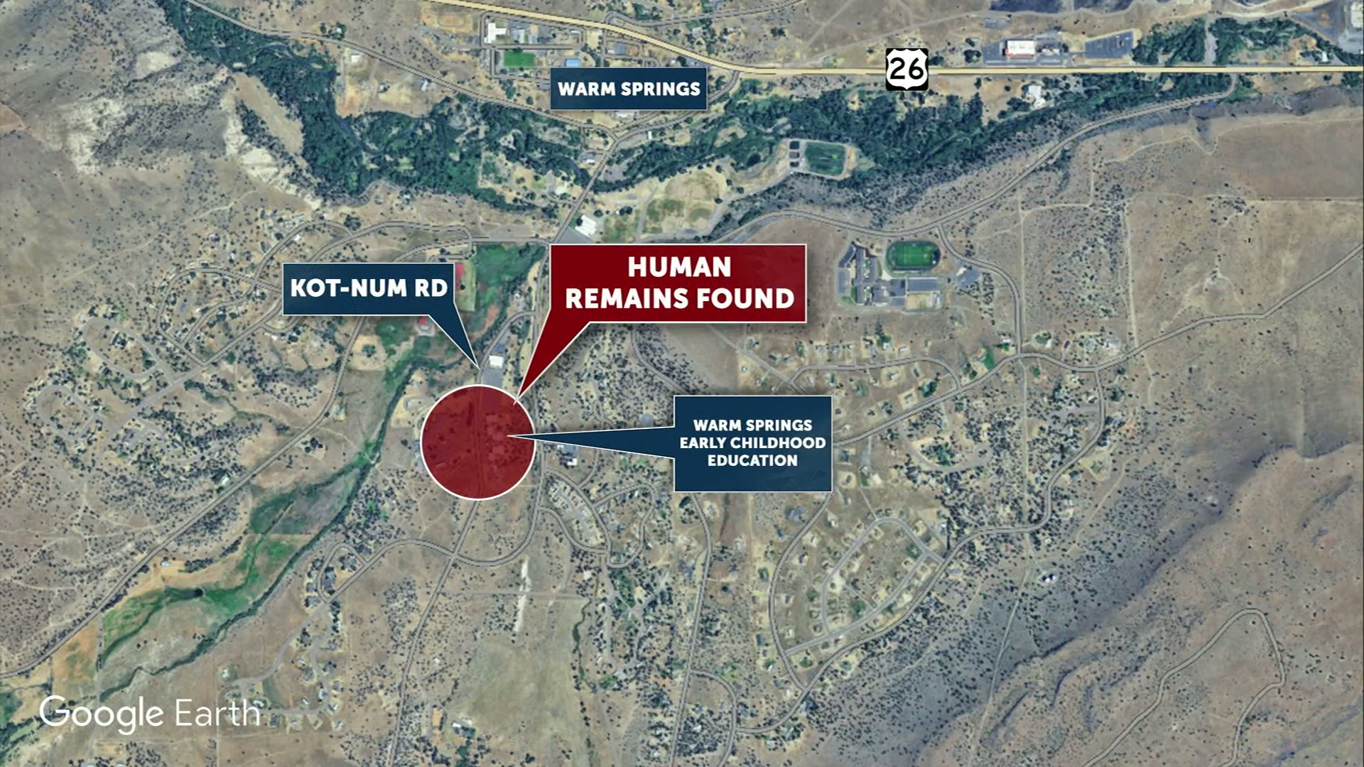 Human remains found in Warm Springs
