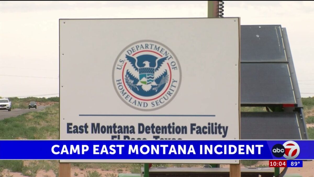 ICE alleges detainees damaged Camp East Montana