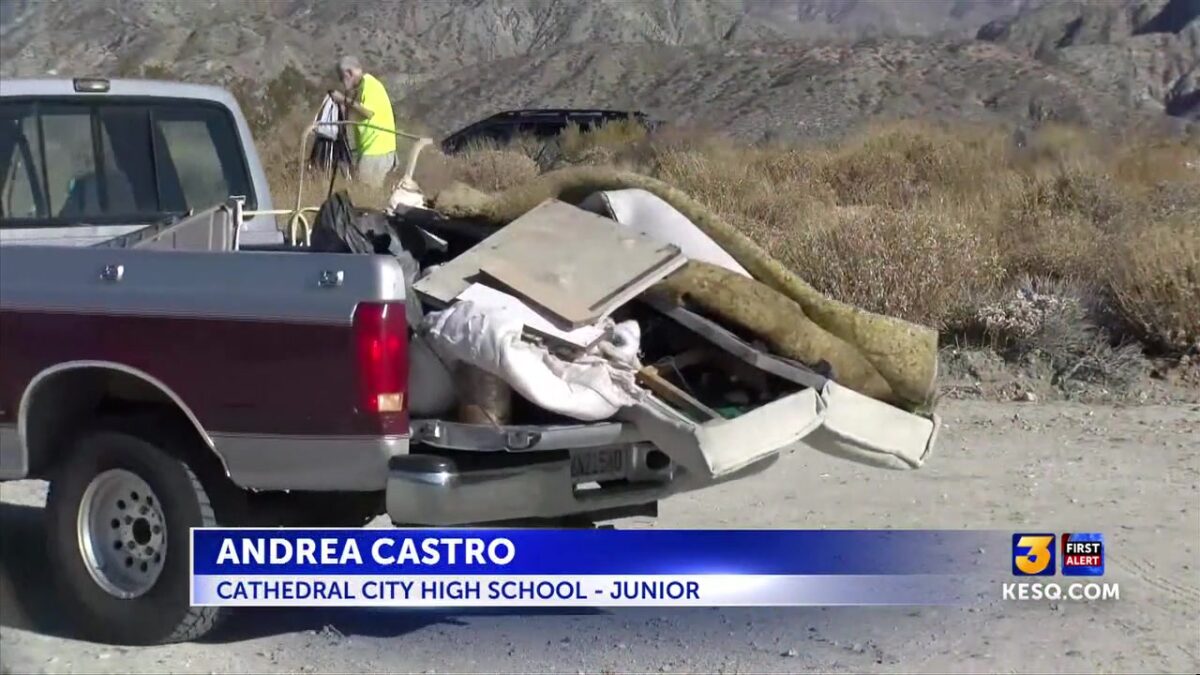 Volunteers clean up illegal dumping in Desert Hot Springs