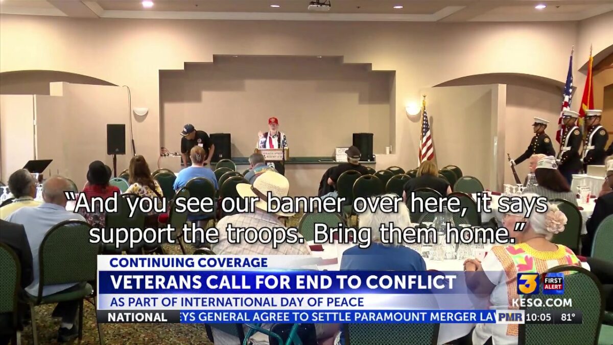 Local veterans and leaders call for peace as a part of International Day of Peace