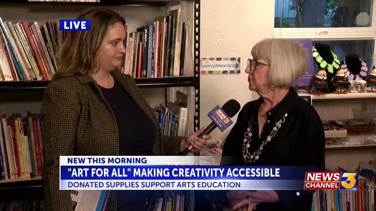Art For All gives donated supplies a second life