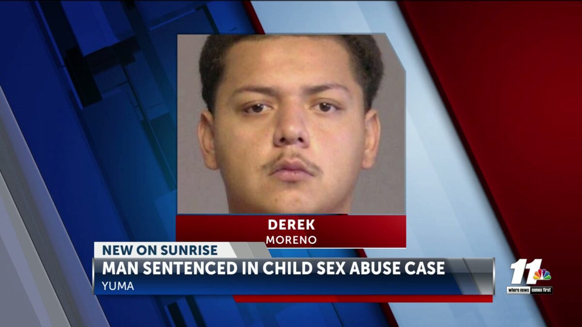 Yuma man sentenced in child sexual abuse case