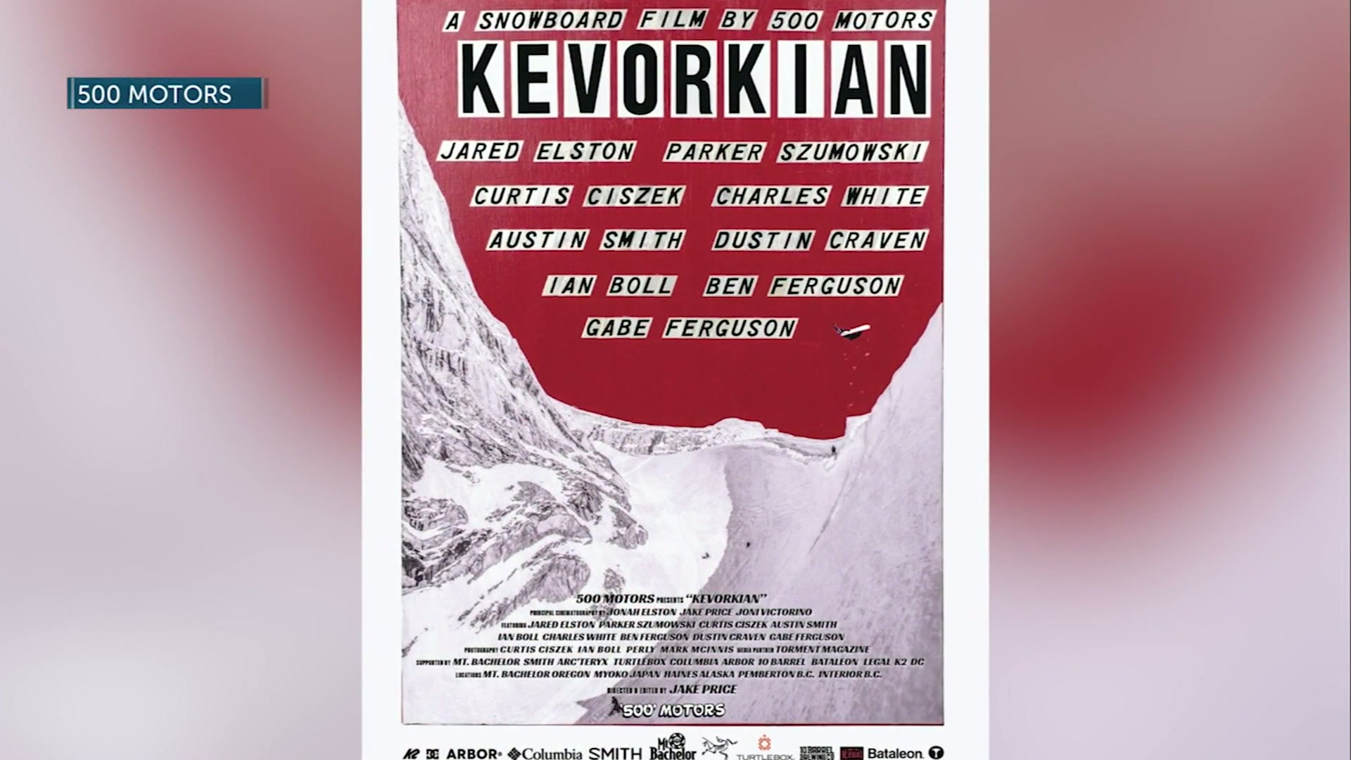 Bend snowboarders take center stage in new film “KEVORKIAN”