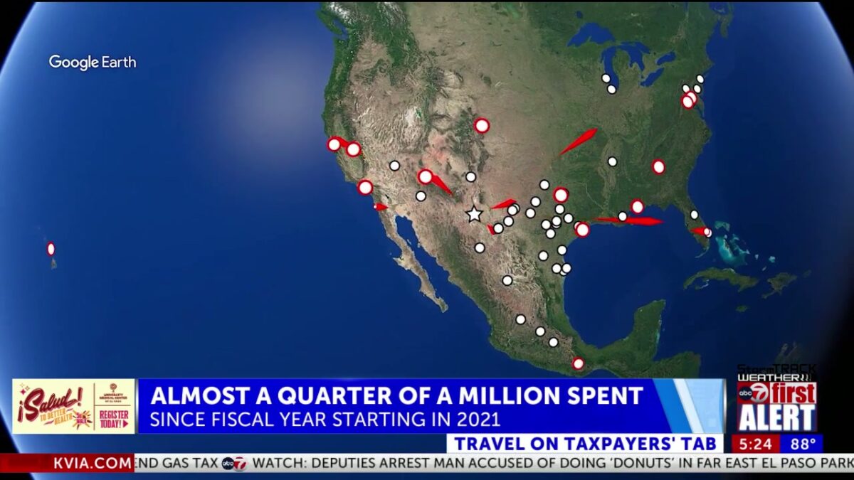 ABC-7 Xtra Investigation – El Paso County Commissioners spent almost a quarter-million dollars on travel in recent years