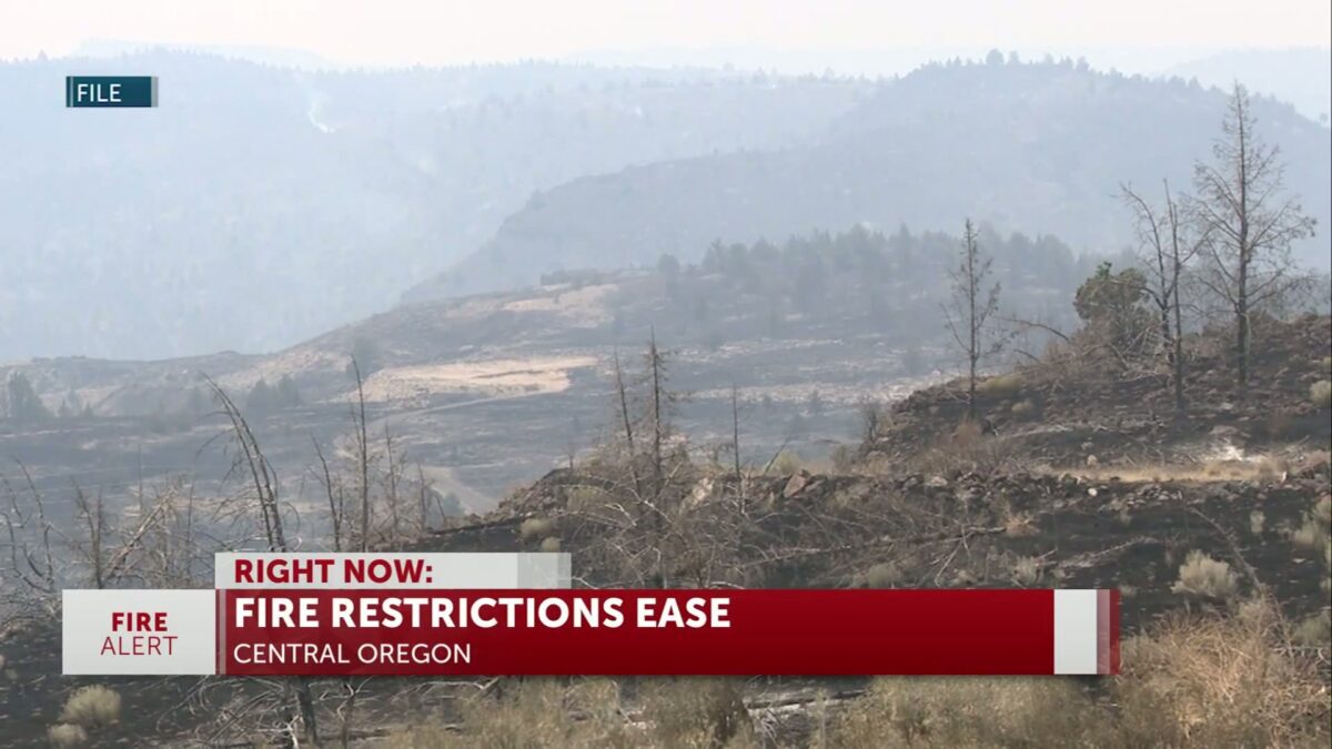 Central Oregon to reduce fire restrictions to Stage 1 starting Saturday
