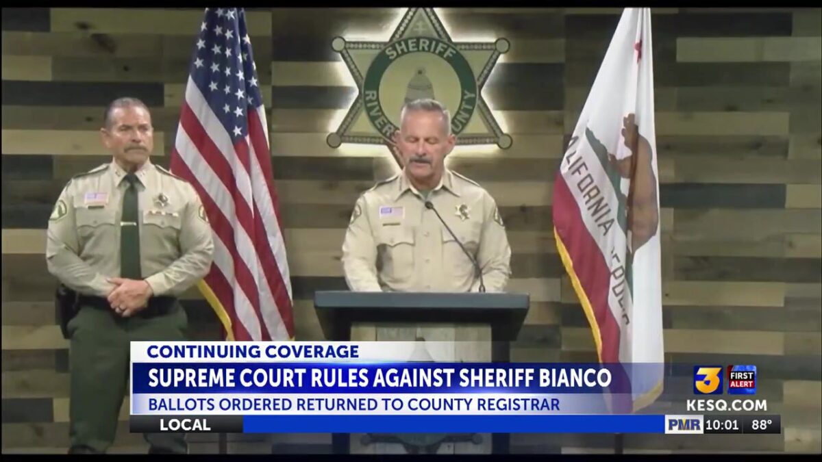 California Supreme Court rules Sheriff Bianco’s Prop. 50 ballot seizure was unlawful