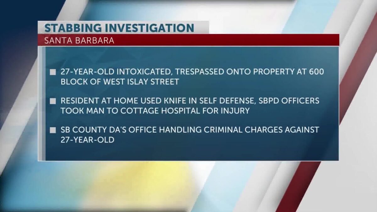 Santa Barbara Police investigating stabbing
