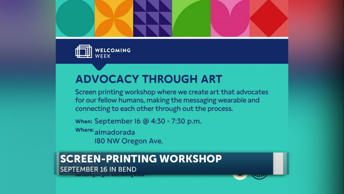Bend hosts screen-printing workshop to create advocacy art on Sept. 16