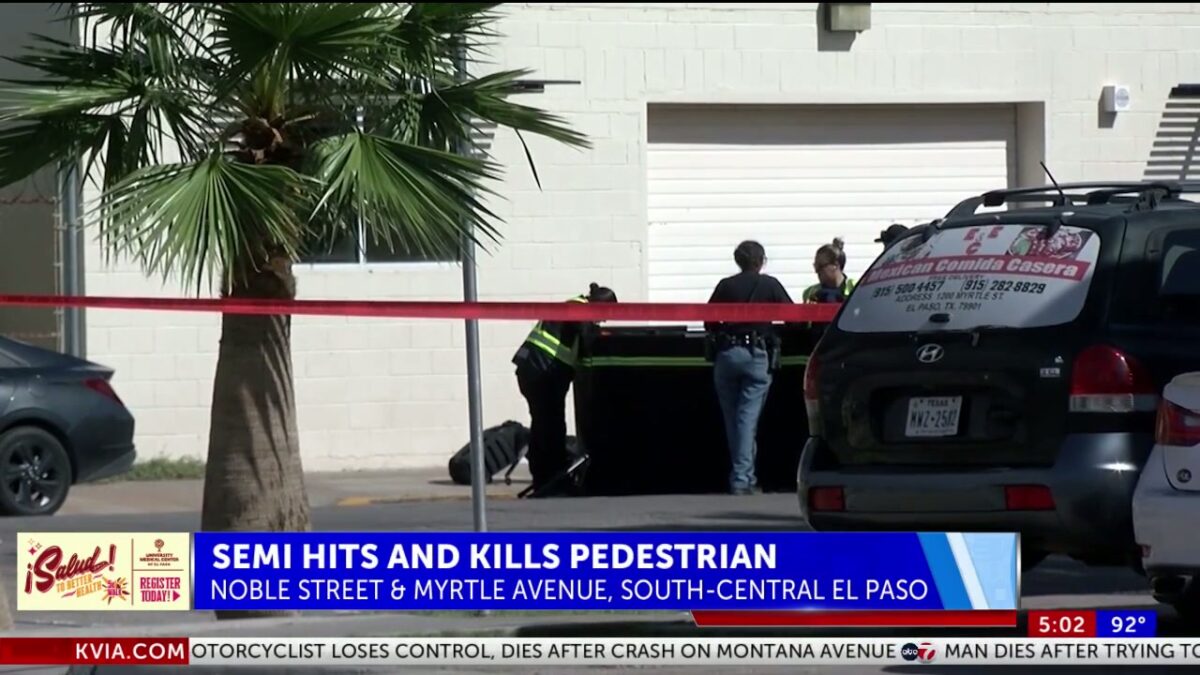 Man dies after trying to climb semi’s ladder in Central El Paso: Police