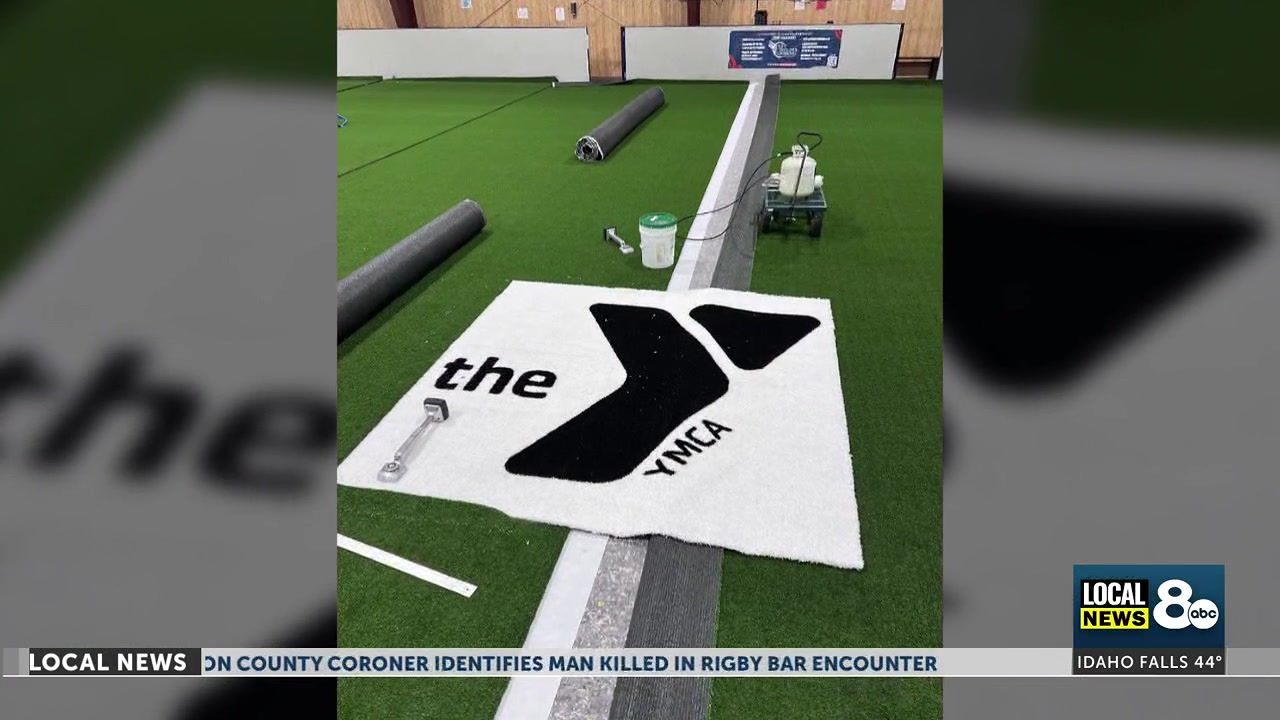Idaho Falls YMCA celebrates new turf at Indoor Sports Arena with ribbon-cutting