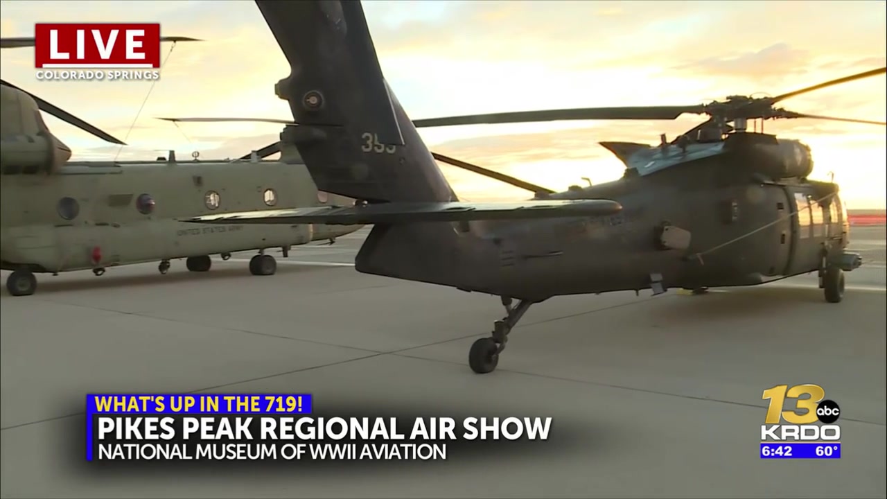 KRDO13 live from the airstrip ahead of Pikes Peak Regional Air Show