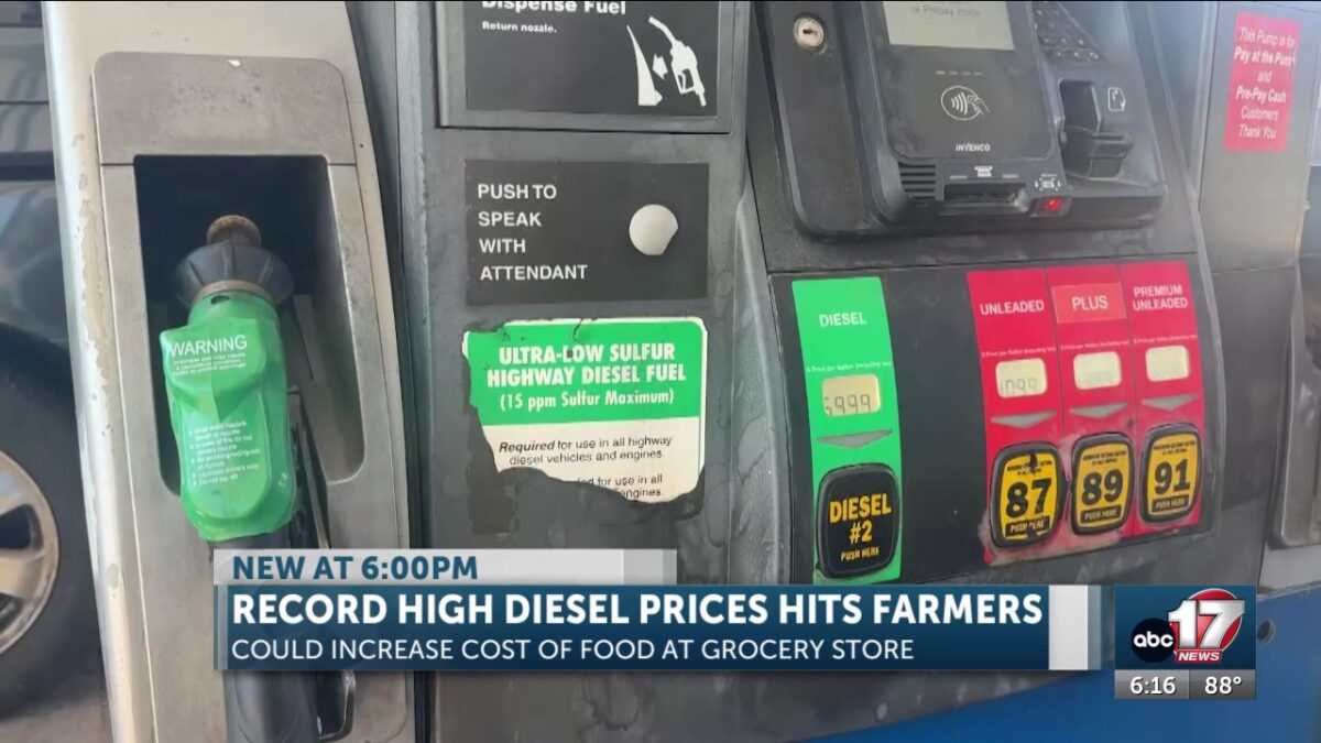 Record-high diesel prices add pressure for Missouri farmers