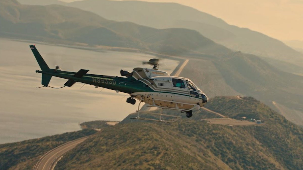 CHP helicopter hit by laser near Palm Springs; crew traces beam to Desert Hot Springs home