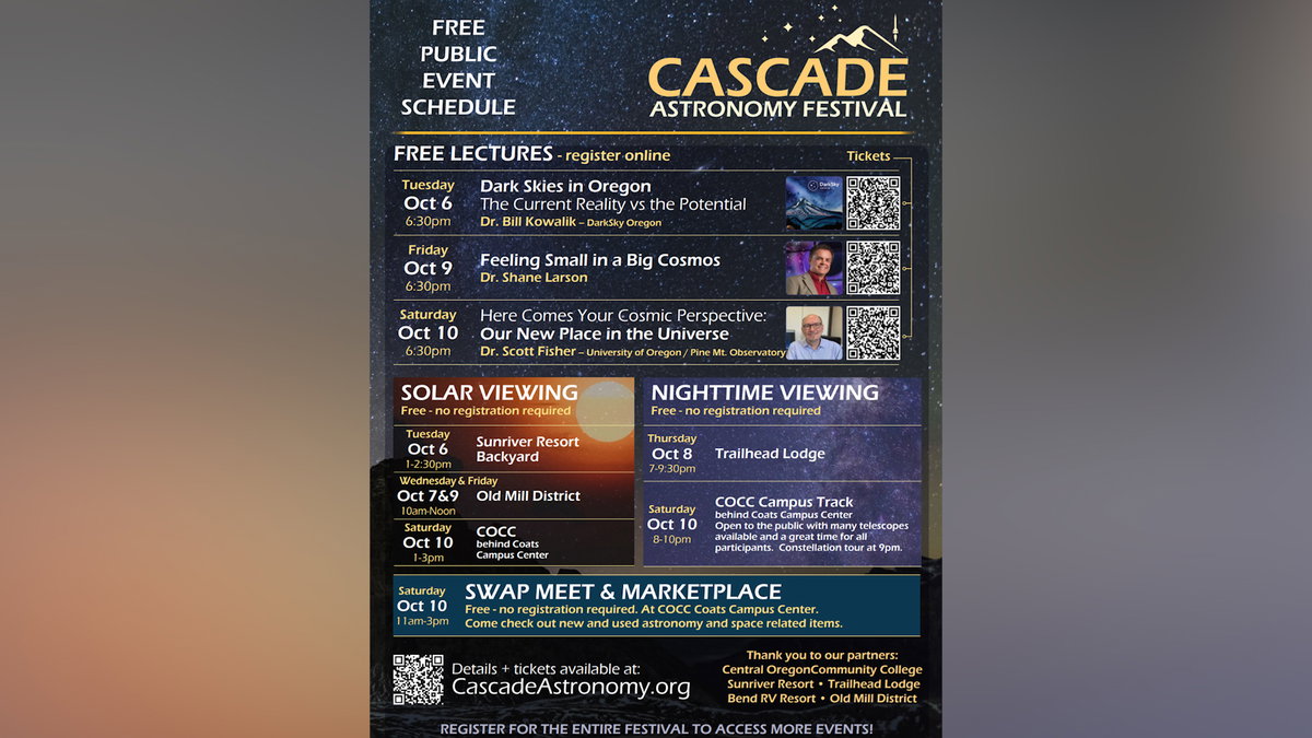 Cascade Astronomy Festival brings free astronomy events to Central Oregon